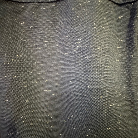 GAP Men's Speckled Dark Blue Button-Down Shirt - Picture 3 of 4